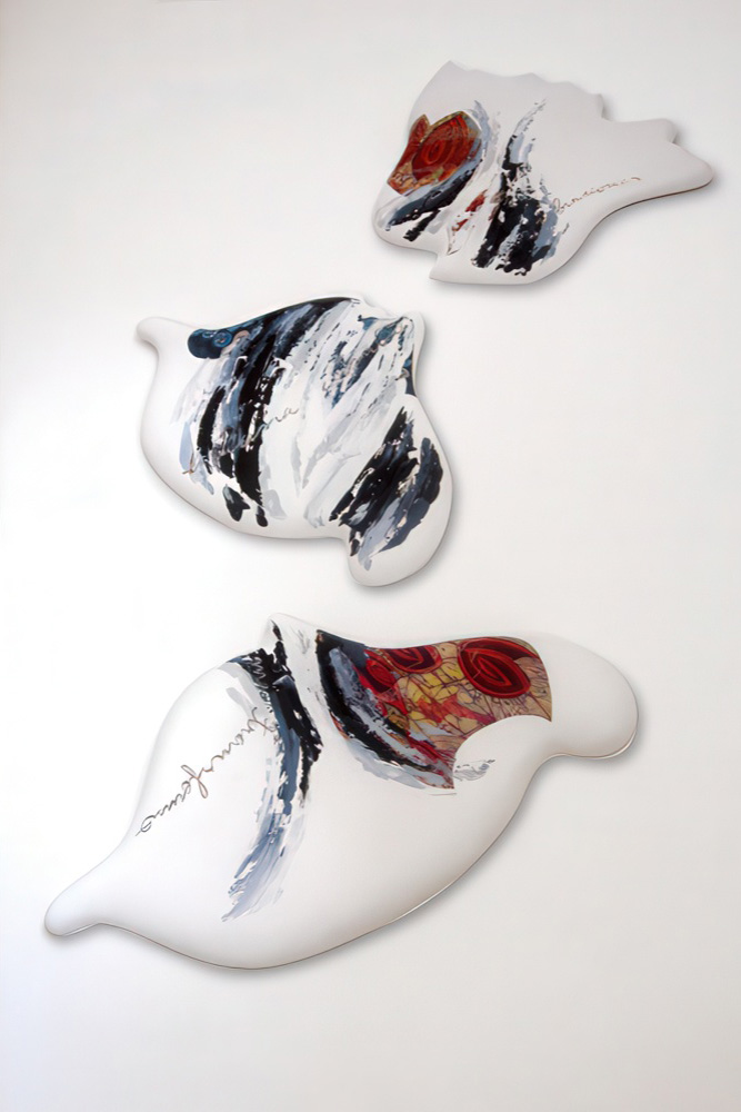 Artwork photographer - Plaster and batik artwork by Fernanda Vargas.