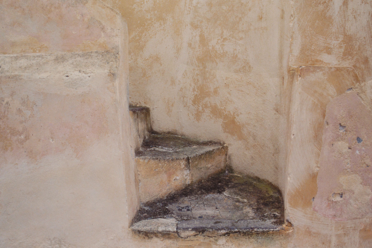 Photographie artistique - Escaliers vers un monastère Grec, Cyclades, Grèce.
