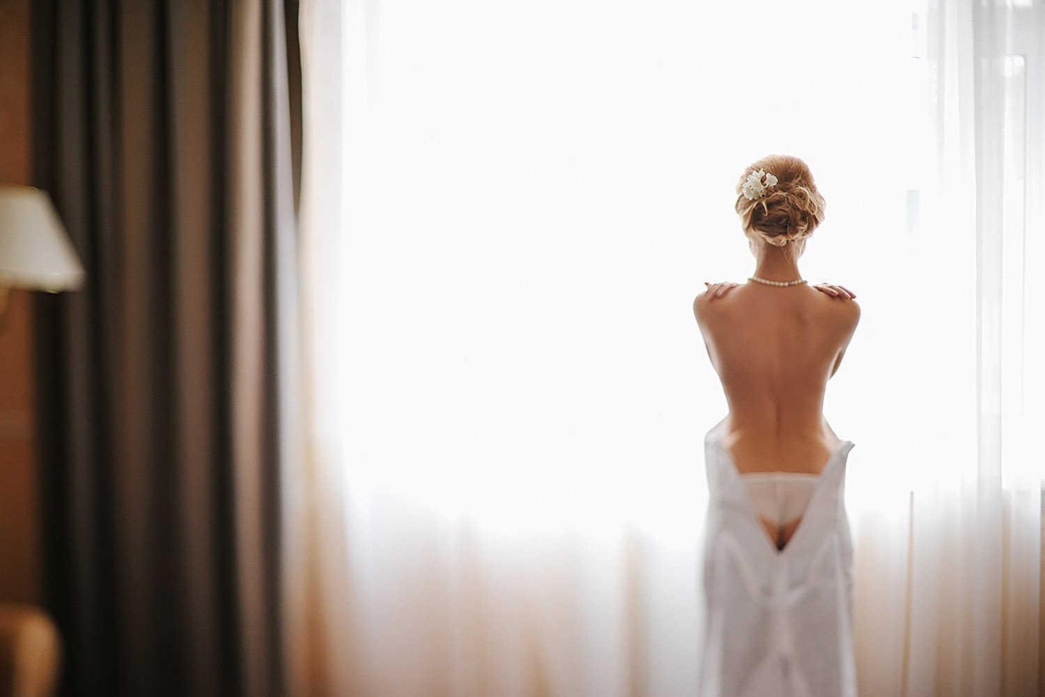 sensual getting ready wedding 1