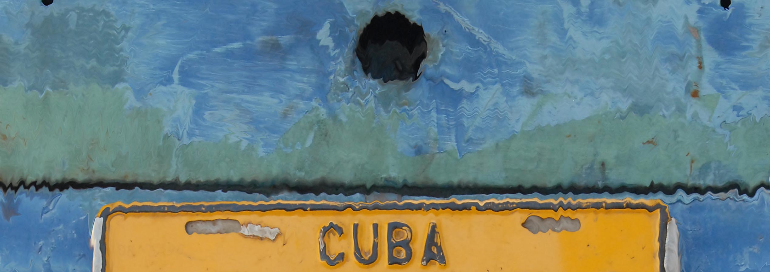 Artiste photographe Haig - Détail de la photographie CUBAPLAQUE